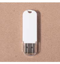 USB flash-карта UNIVERSAL (8Гб), белая, 5,8х1,7х0,6 см, пластик
