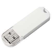 USB flash-карта UNIVERSAL (8Гб), белая, 5,8х1,7х0,6 см, пластик