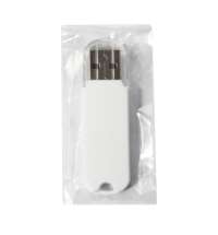 USB flash-карта UNIVERSAL (16Гб), белая, 5,8х1,7х0,6 см, пластик