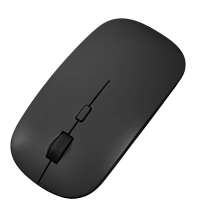 Мышь беспроводная OPTIC, черная, пластик