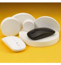 Мышь беспроводная OPTIC, черная, пластик