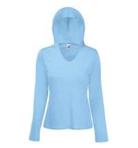 Футболка женская LADY FIT LIGHTWEIGHT HOODED T 135