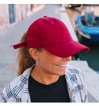 Бейсболка с NFC-меткой в козырьке GREEN CAP 265 из органического хлопка