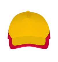 Бейсболка BOOSTER, 5 клиньев, металлическая застежка