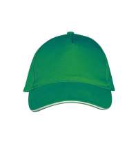 Бейсболка LONG BEACH, 5 клиньев, металлическая застежка