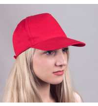 Бейсболка LIGHT, 5 клиньев,  застежка на липучке