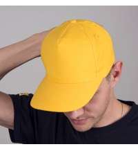 Бейсболка OPTIMA S, 5 клиньев, металлическая застежка