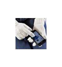 Перчатки  сенсорные "Irish", синий_М, 100% акрил