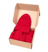 Шапка бини вязаная НАСВЯЗИ&copy;  шерсть/ акрил