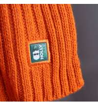 Шапка бини вязаная НАСВЯЗИ&copy;  шерсть/ акрил