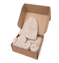 Шарф вязаный НАСВЯЗИ&copy; шерсть/акрил