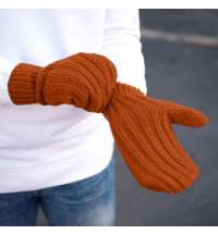 Варежки вязаные НАСВЯЗИ&copy; шерсть/акрил