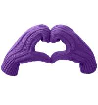 Варежки вязаные НАСВЯЗИ&copy; шерсть/акрил