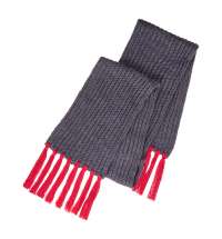 Шапка и шарф GoSnow с ярким помпоном и кисточками