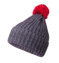 Шапка и шарф GoSnow с ярким помпоном и кисточками