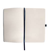 Бизнес-блокнот OXI, A5, серый, твердая обложка, RPET, в линейку