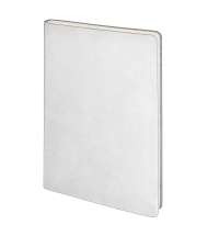 Бизнес-блокнот SMARTI, A5, белый, мягкая обложка, в клетку