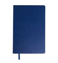 Бизнес-блокнот SMARTI, A5, синий, мягкая обложка, в клетку