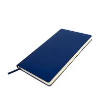 Бизнес-блокнот SMARTI, A5, синий, мягкая обложка, в клетку