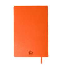 Бизнес-блокнот SMARTI, A5, оранжевый, мягкая обложка, в клетку