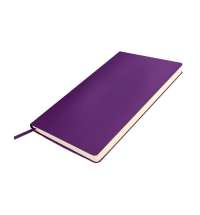 Бизнес-блокнот SMARTI, A5, фиолетовый, мягкая обложка, в клетку