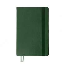 Бизнес-блокнот GLORI, A5, темно-зеленый, твердая обложка, в линейку
