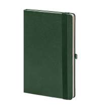 Бизнес-блокнот GLORI, A5, темно-зеленый, твердая обложка, в линейку