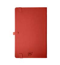 Бизнес-блокнот GLORI, A5, красный, твердая обложка, в линейку