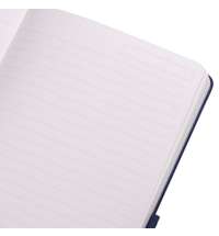 Бизнес-блокнот GLORI, A5, серый, твердая обложка, в линейку