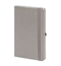 Бизнес-блокнот GLORI, A5, серый, твердая обложка, в линейку