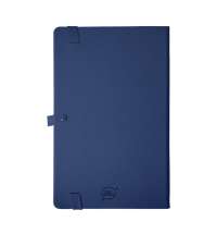 Бизнес-блокнот GLORI, A5, темно-синий, твердая обложка, в линейку