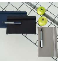 Бизнес-блокнот GLORI, A5, темно-синий, твердая обложка, в линейку