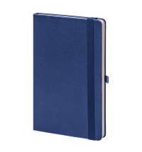 Бизнес-блокнот GLORI, A5, темно-синий, твердая обложка, в линейку