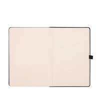 Бизнес-блокнот GLORI, A5, черный, твердая обложка, в линейку