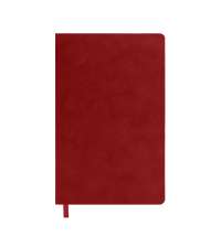 Бизнес-блокнот ALFI, A5, красный, мягкая обложка, в линейку