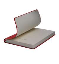 Бизнес-блокнот ALFI, A5, красный, мягкая обложка, в линейку