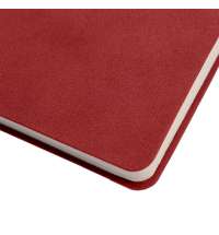 Бизнес-блокнот ALFI, A5, красный, мягкая обложка, в линейку