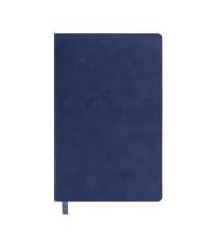 Бизнес-блокнот ALFI, A5, синий, мягкая обложка, в линейку