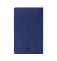 Бизнес-блокнот ALFI, A5, синий, мягкая обложка, в линейку