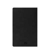 Бизнес-блокнот ALFI, A5, черный, мягкая обложка, в линейку