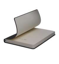 Бизнес-блокнот ALFI, A5, черный, мягкая обложка, в линейку