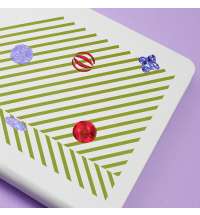 Бизнес-блокнот FUNKY SNOW, формат А5, блок в точку