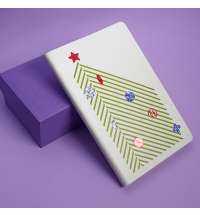 Бизнес-блокнот FUNKY SNOW, формат А5, блок в точку