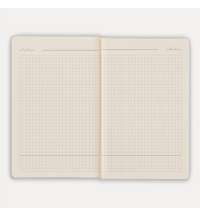 Тетрадь SLIMMY, 140 х 210 мм,  черный с желтым, бежевый блок, в клетку