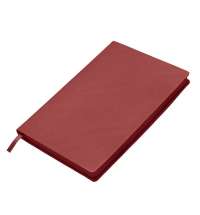 Бизнес-блокнот LADY, формат А5, бордовый, блок в клетку