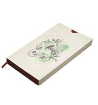 Бизнес-блокнот LADY, формат А5, бордовый, блок в клетку