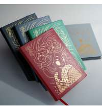 Бизнес-блокнот LADY, формат А5, бордовый, блок в клетку