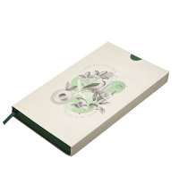 Бизнес-блокнот LADY, формат А5, зеленый, блок в клетку