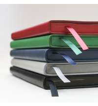 Бизнес-блокнот LADY, формат А5, зеленый, блок в клетку