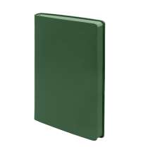 Бизнес-блокнот LADY, формат А5, зеленый, блок в клетку